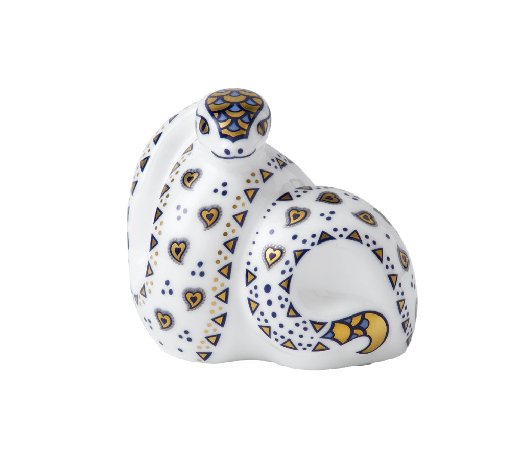 Royal Crown Derby New Year Snake PreLoved-Paperweights-Goviers