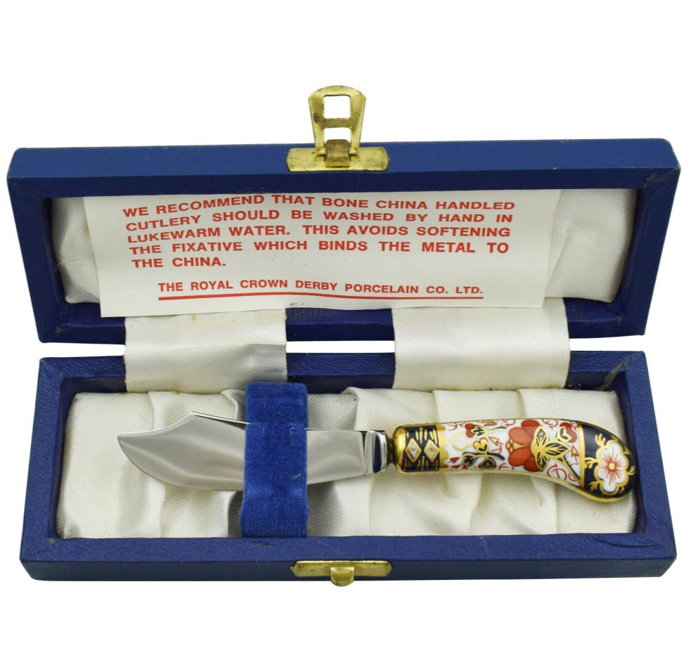 Royal Crown Derby Old Imari Butter Knife-Home Accessories-Goviers