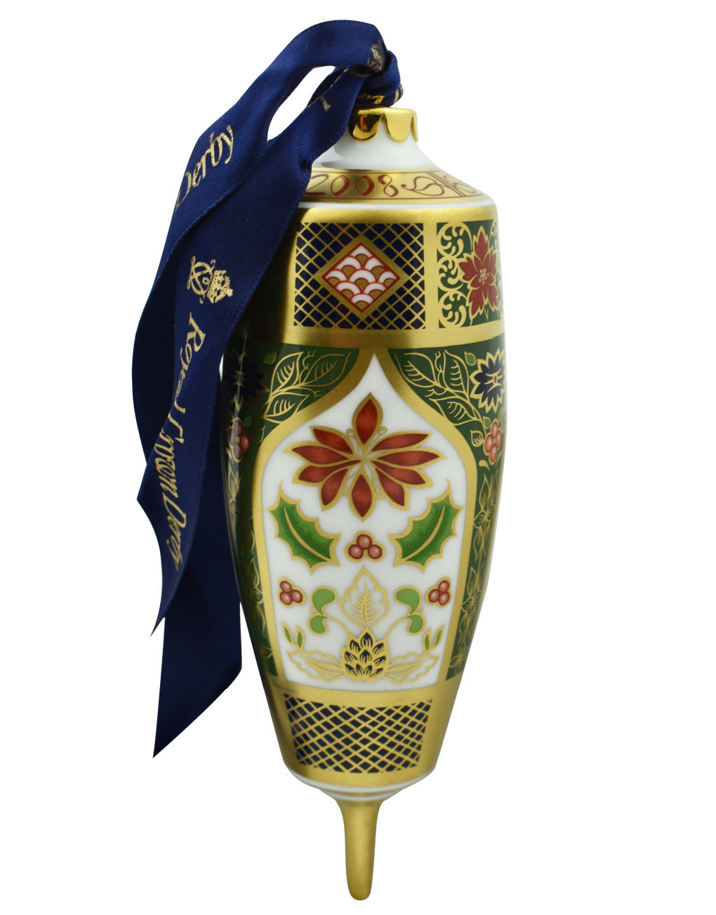 Royal Crown Derby Old Imari Holiday Pendant Bauble-Christmas-Goviers