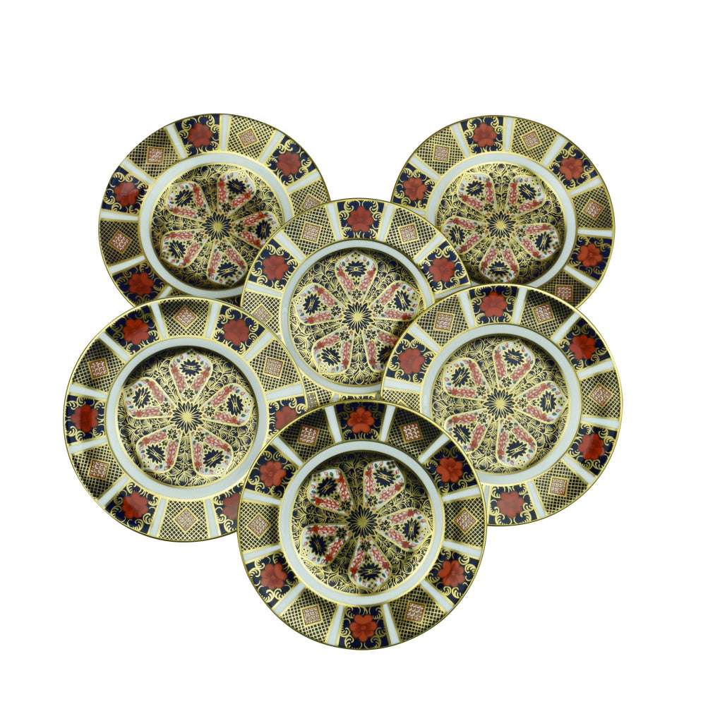Royal Crown Derby Old Imari Six Side Plates-Home Accessories-Goviers