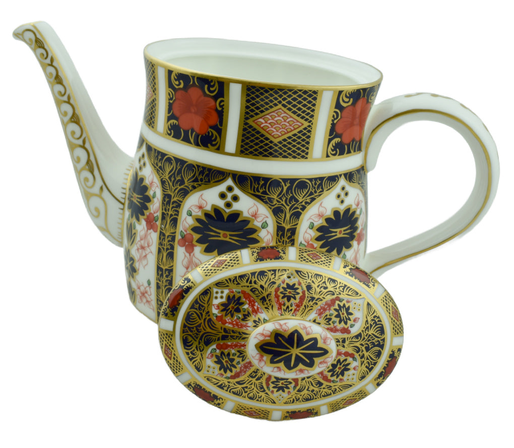 Royal Crown Derby Old Imari Small Tea Pot-Home Accessories-Goviers