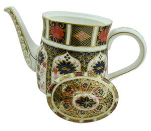 Royal Crown Derby Old Imari Small Tea Pot-Home Accessories-Goviers