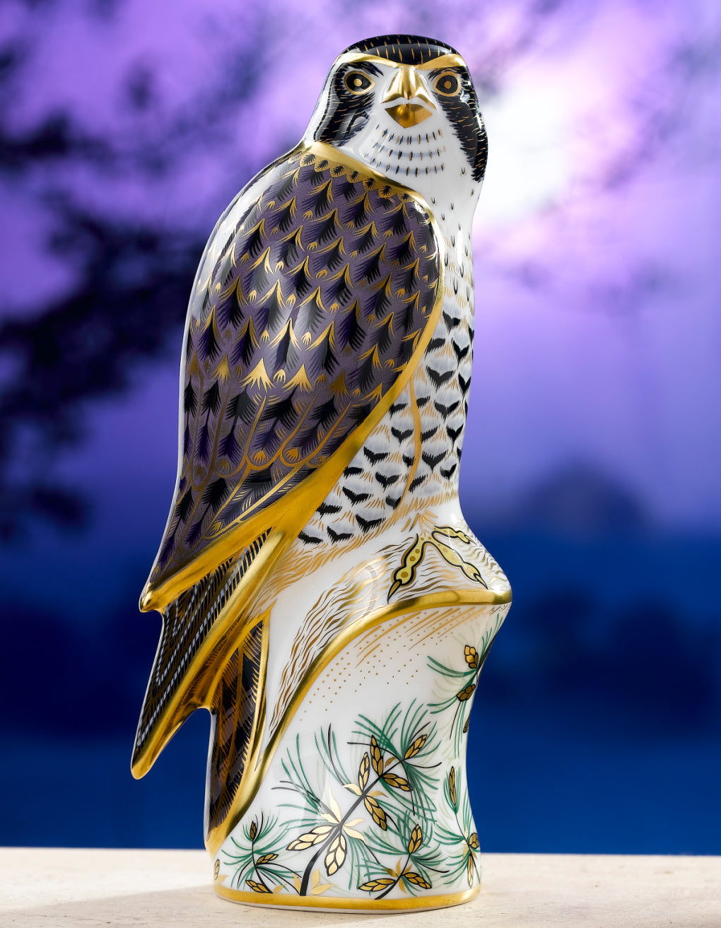 Royal Crown Derby Peregrine Falcon PreLoved-Paperweights-Goviers