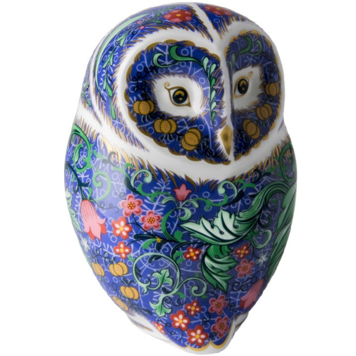 Royal Crown Derby Periwinkle Owl PreLoved-Paperweights-Goviers