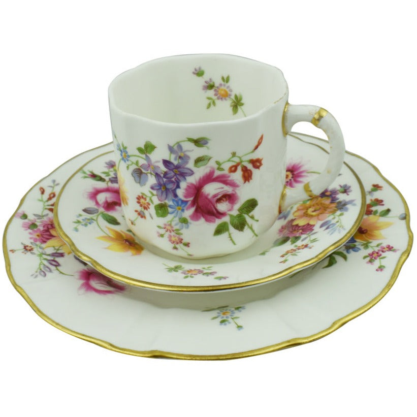 Royal Crown Derby Posie 16cm plate & cup/saucer-Home Accessories-Goviers