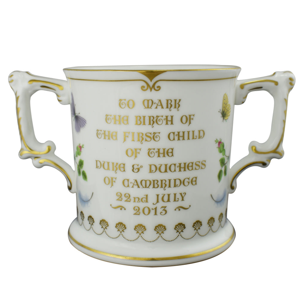 Royal Crown Derby Prince George Loving Cup-Commemoratives-Goviers