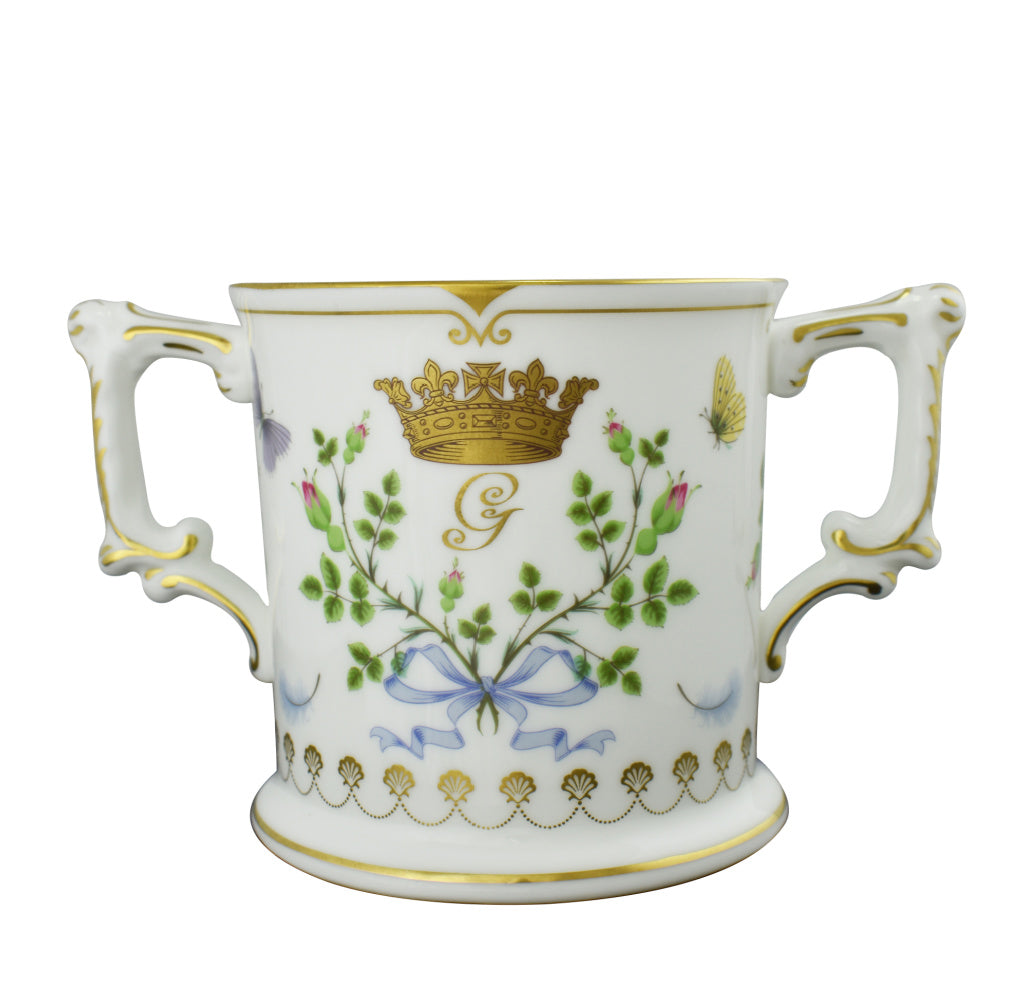 Royal Crown Derby Prince George Loving Cup-Commemoratives-Goviers