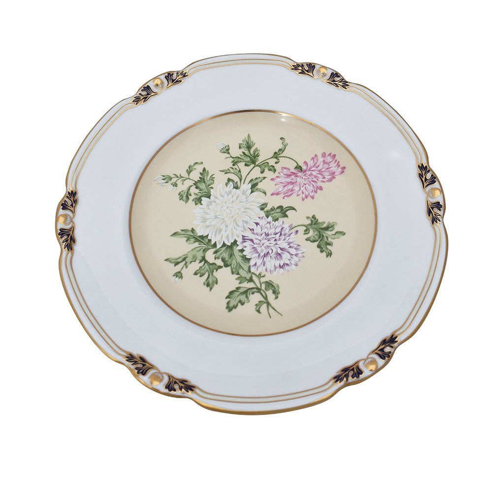 Royal Crown Derby Prince Plate Chrysanthemum-Paperweights-Goviers