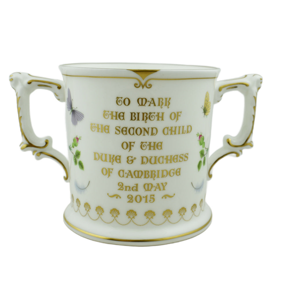 Royal Crown Derby Princess Charlotte Loving Cup-Commemoratives-Goviers