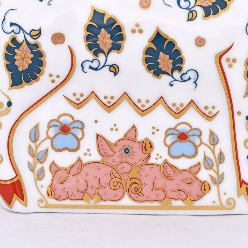 Royal Crown Derby Priscilla Pig-Paperweights-Goviers