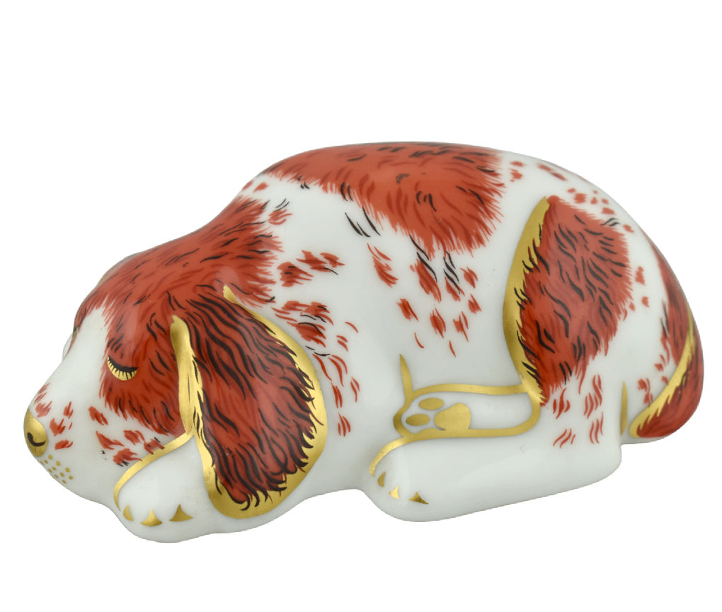 Royal Crown Derby Puppy Unboxed-Paperweights-Goviers