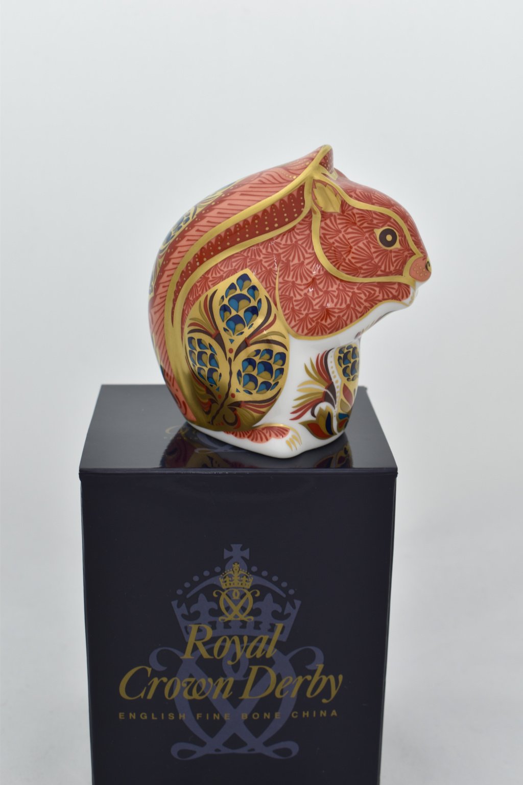 Royal Crown Derby Red Squirrel PreLoved-Paperweights-Goviers