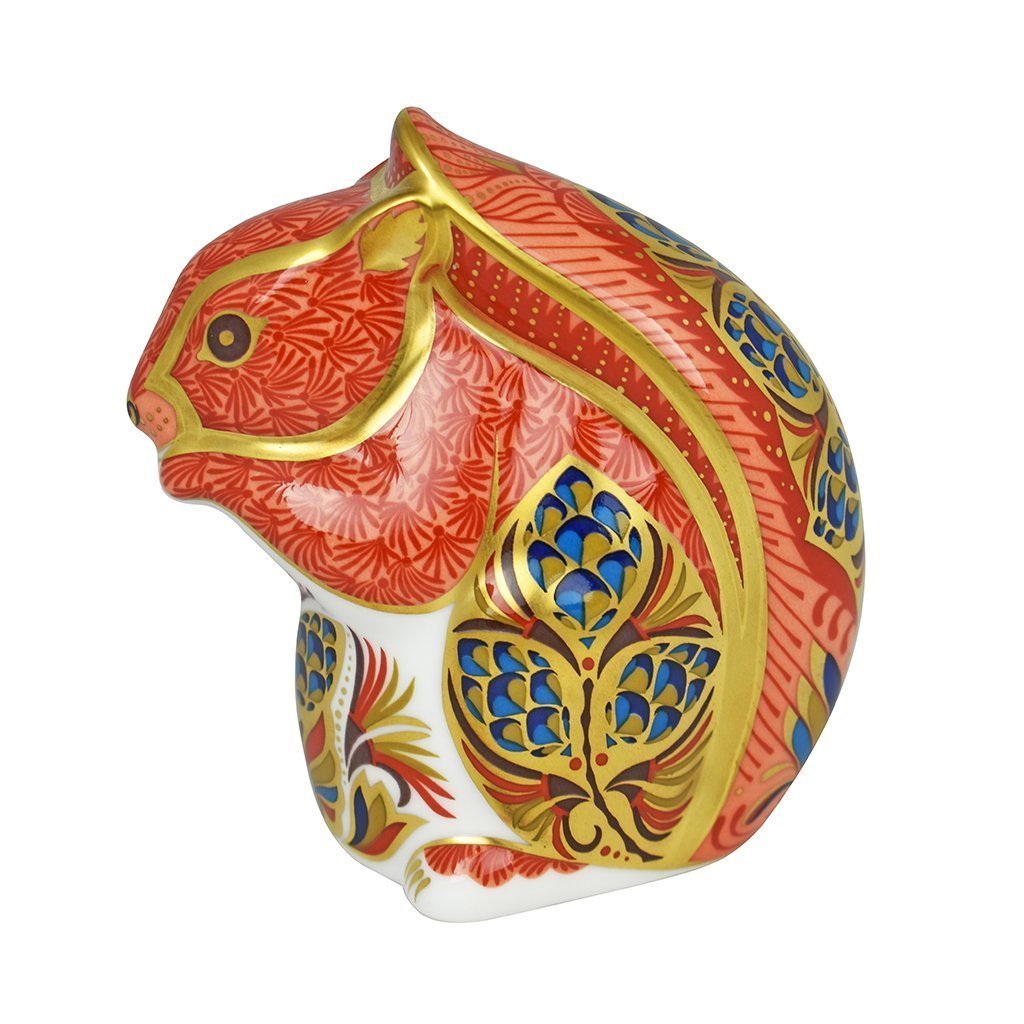 Royal Crown Derby Red Squirrel PreLoved-Paperweights-Goviers