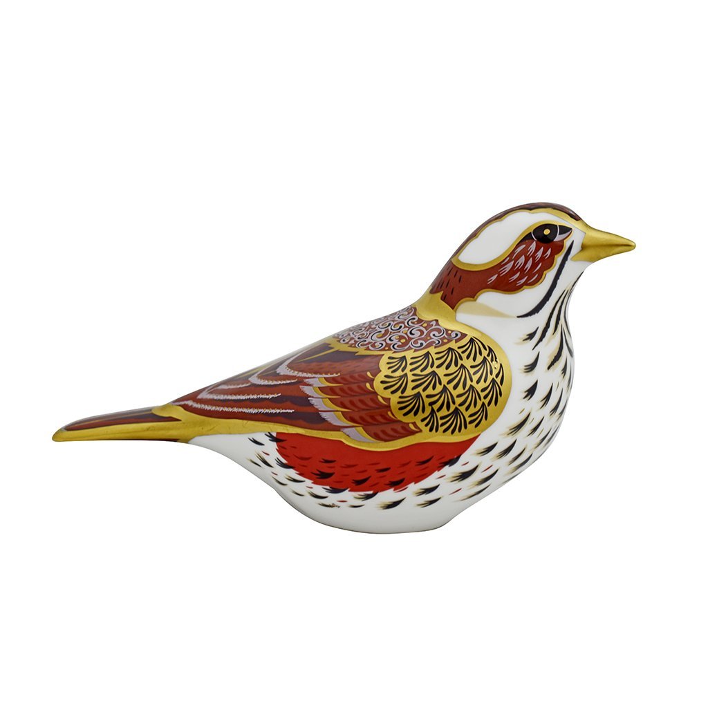 Royal Crown Derby Redwing-Paperweights-Goviers