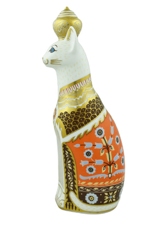 Royal Crown Derby Royal Cats Siamese-Paperweights-Goviers