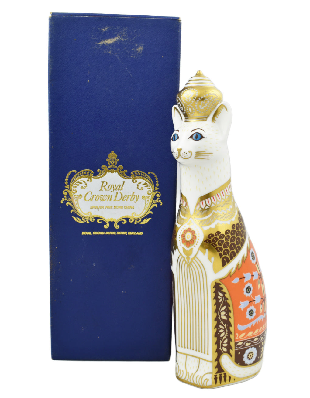 Royal Crown Derby Royal Cats Siamese-Paperweights-Goviers