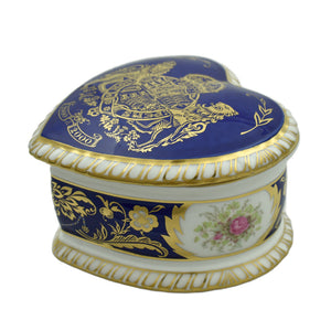 Royal Crown Derby Royal Heart Box-Paperweights-Goviers