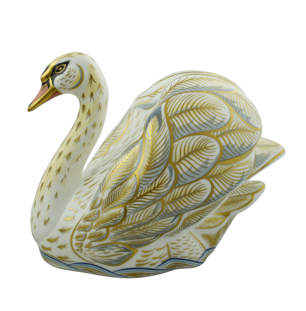 Royal Crown Derby Royal Swans William & Catherine-Paperweights-Goviers