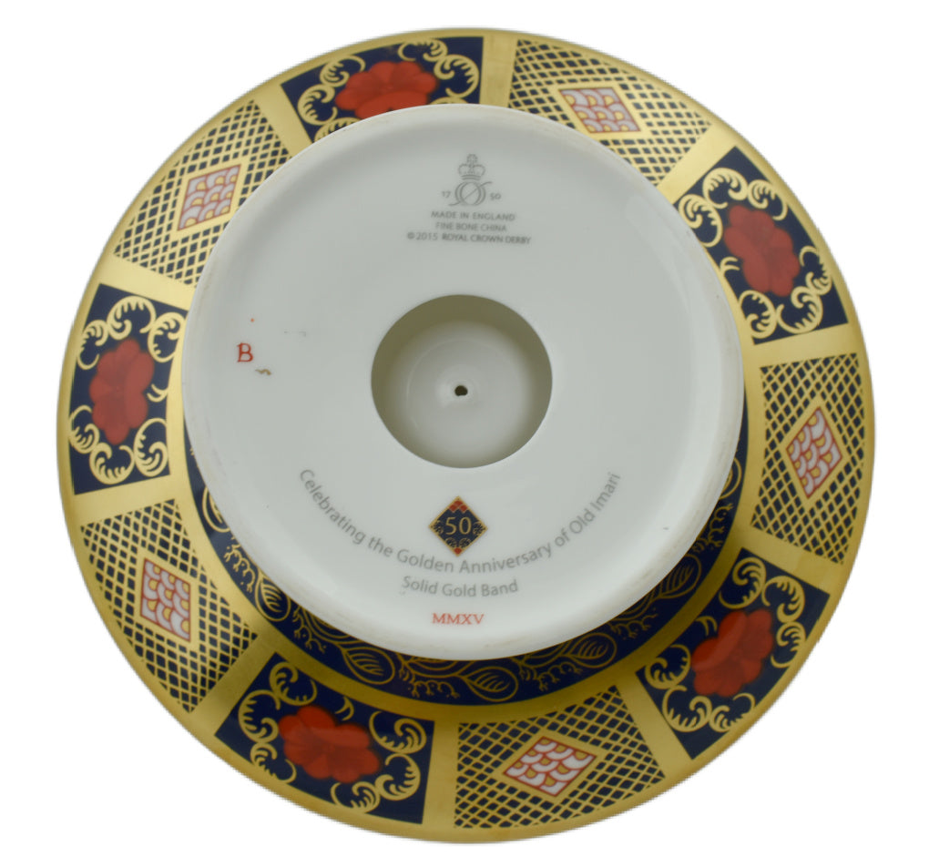 Royal Crown Derby SGB 50th Anniversary Candle Holder-Home Accessories-Goviers