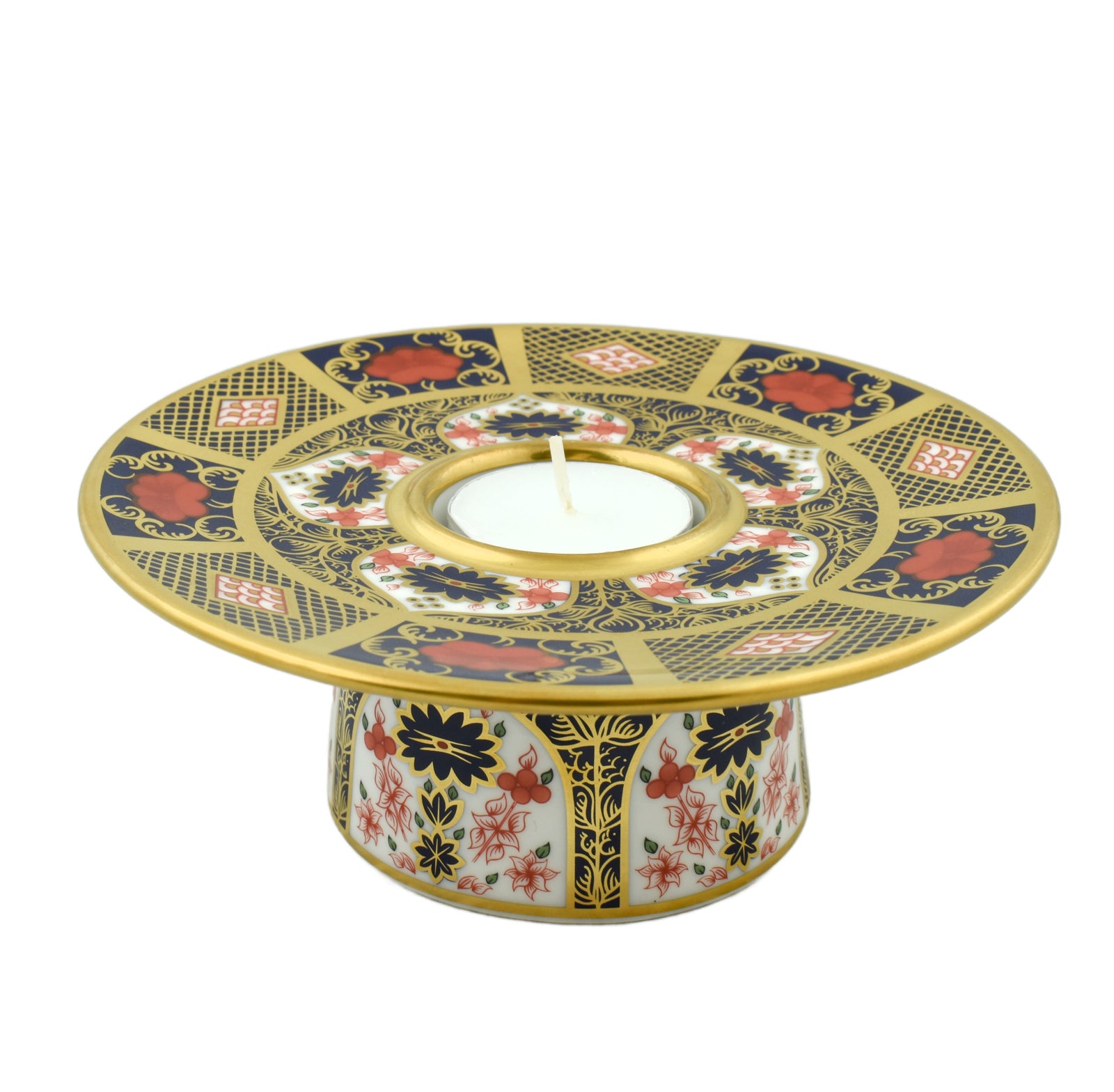 Royal Crown Derby SGB 50th Anniversary Candle Holder-Home Accessories-Goviers