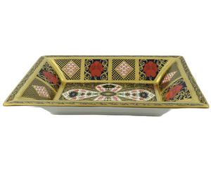 Royal Crown Derby SGB Golden Anniversary Rectangular Tray-Home Accessories-Goviers