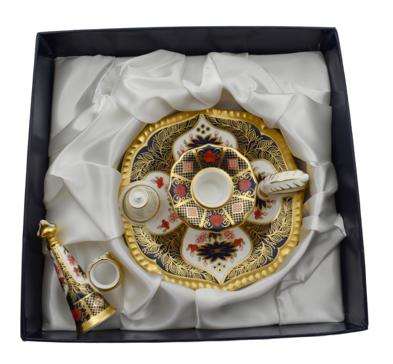 Royal Crown Derby SGB Winster Candle Holder & Snuffer-Home Accessories-Goviers