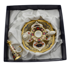 Royal Crown Derby SGB Winster Candle Holder & Snuffer-Home Accessories-Goviers