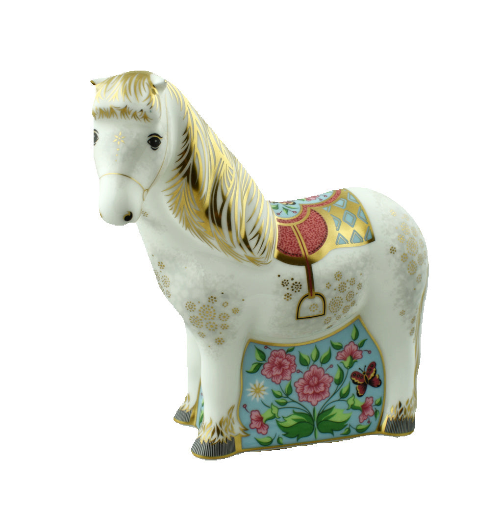 Royal Crown Derby Shetland Pony-Paperweights-Goviers