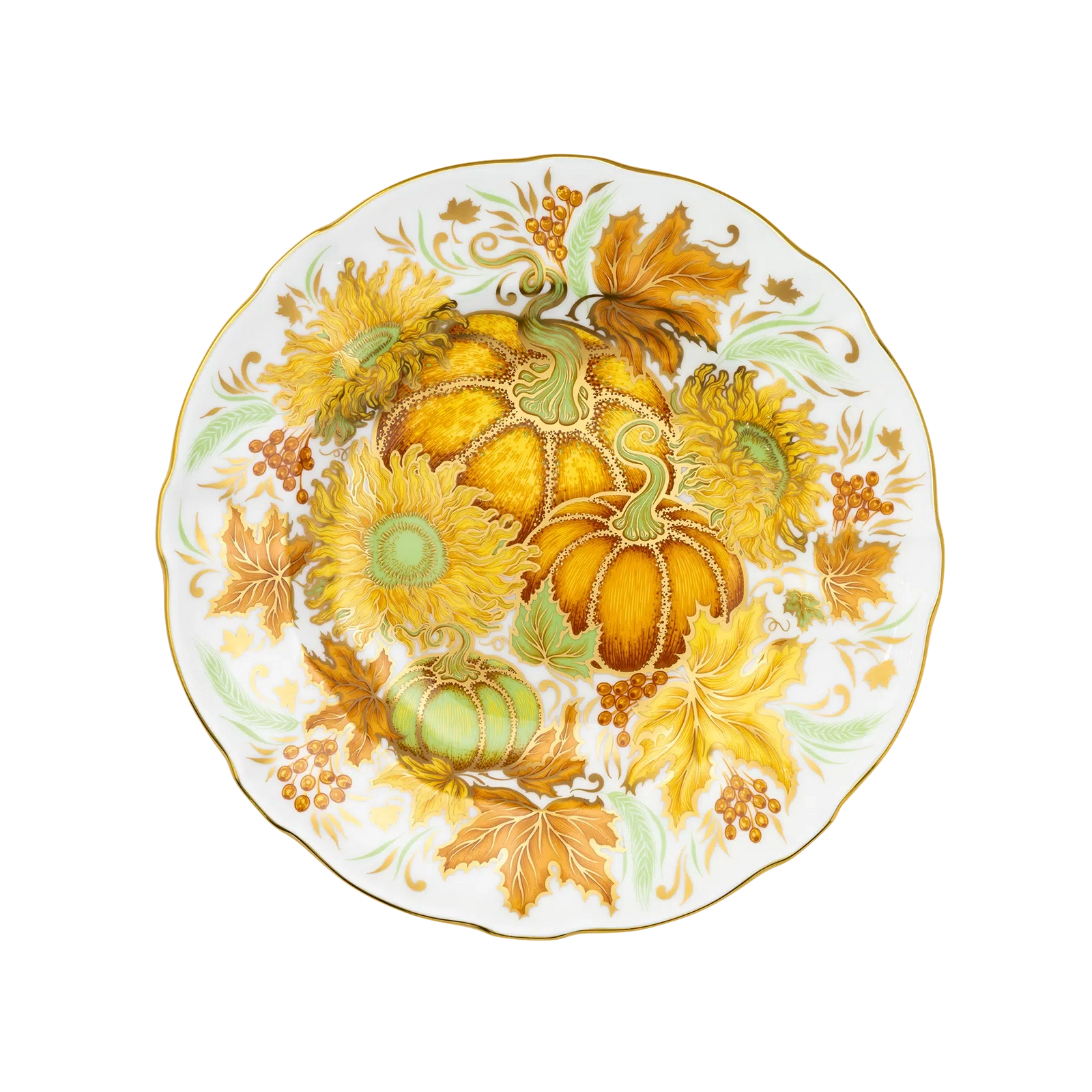 Royal Crown Derby Sienna Fall Accent Plate 21cm New-Goviers