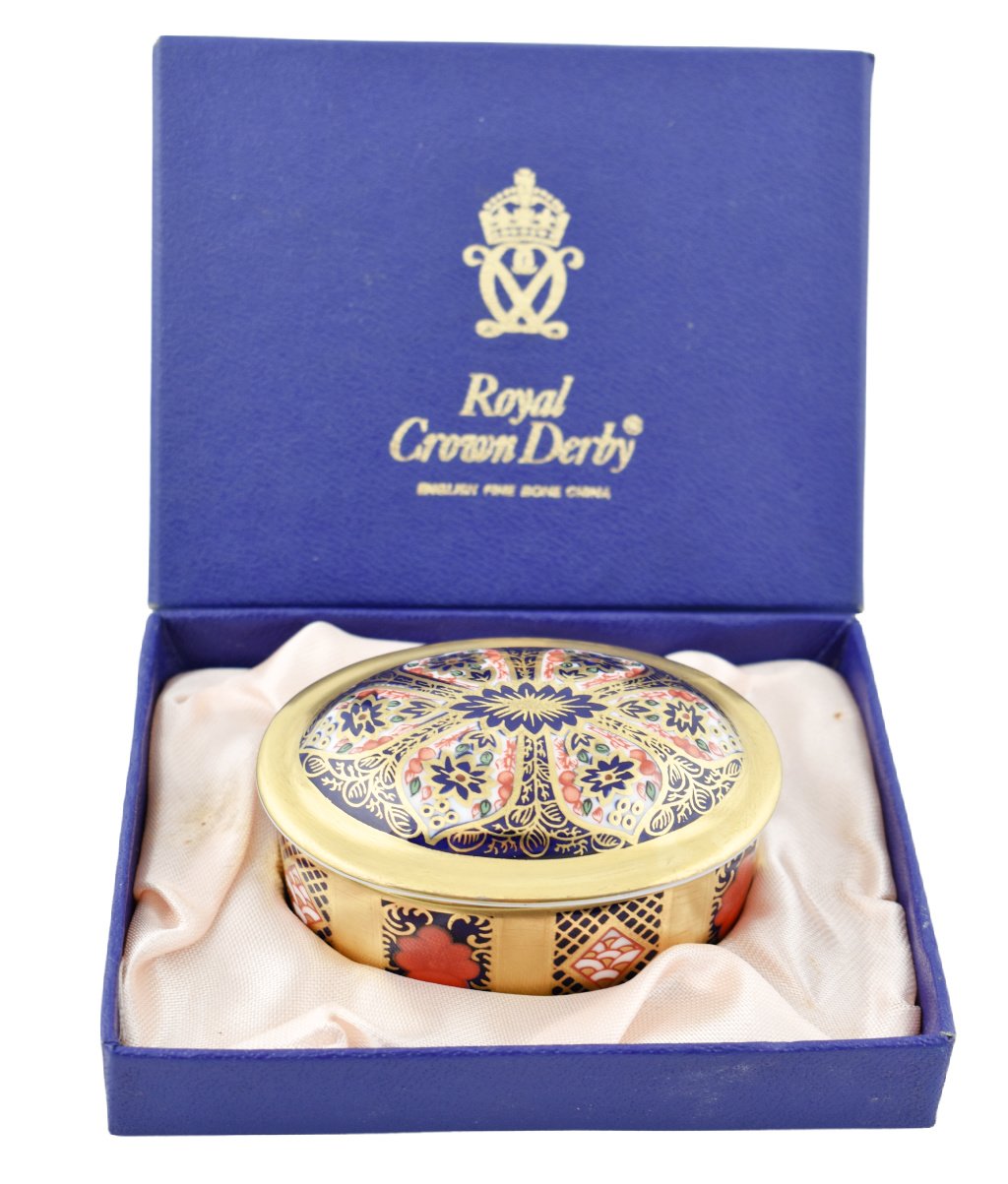 Royal Crown Derby Small Oval SGB Box-Collectables-Goviers