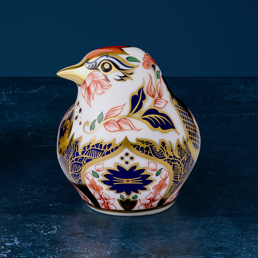 Royal Crown Derby Solid Gold Band Goldfinch New - Goviers of Sidmouth
