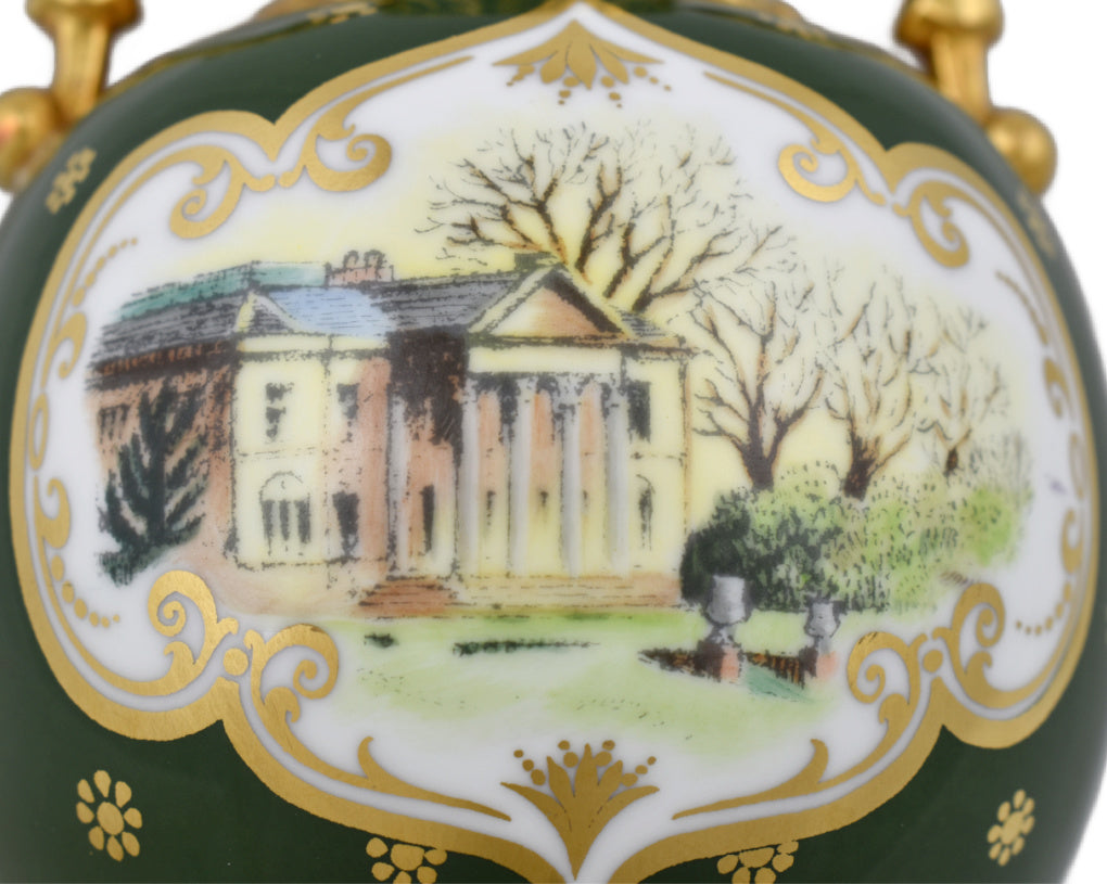 Royal Crown Derby Tatton Park Vase-Vases-Goviers