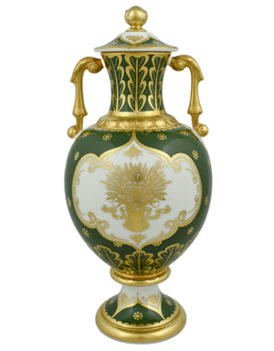 Royal Crown Derby Tatton Park Vase-Vases-Goviers