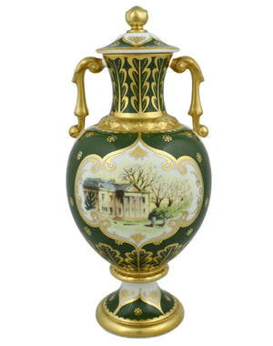 Royal Crown Derby Tatton Park Vase-Vases-Goviers