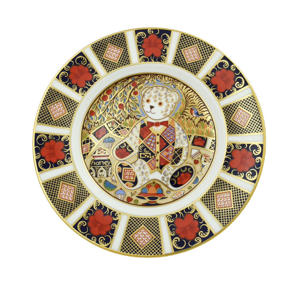 Royal Crown Derby Teddy's Picnic Plate-Collectables-Goviers