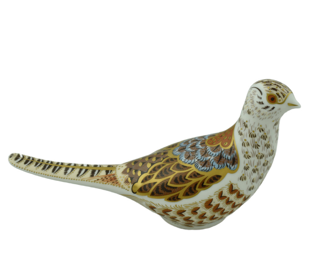 Royal Crown Derby The Brace of Pheasants-Paperweights-Goviers