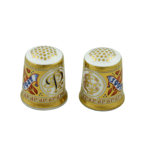 Royal Crown Derby Thimbles Royal Wedding Anniversary-Commemoratives-Goviers