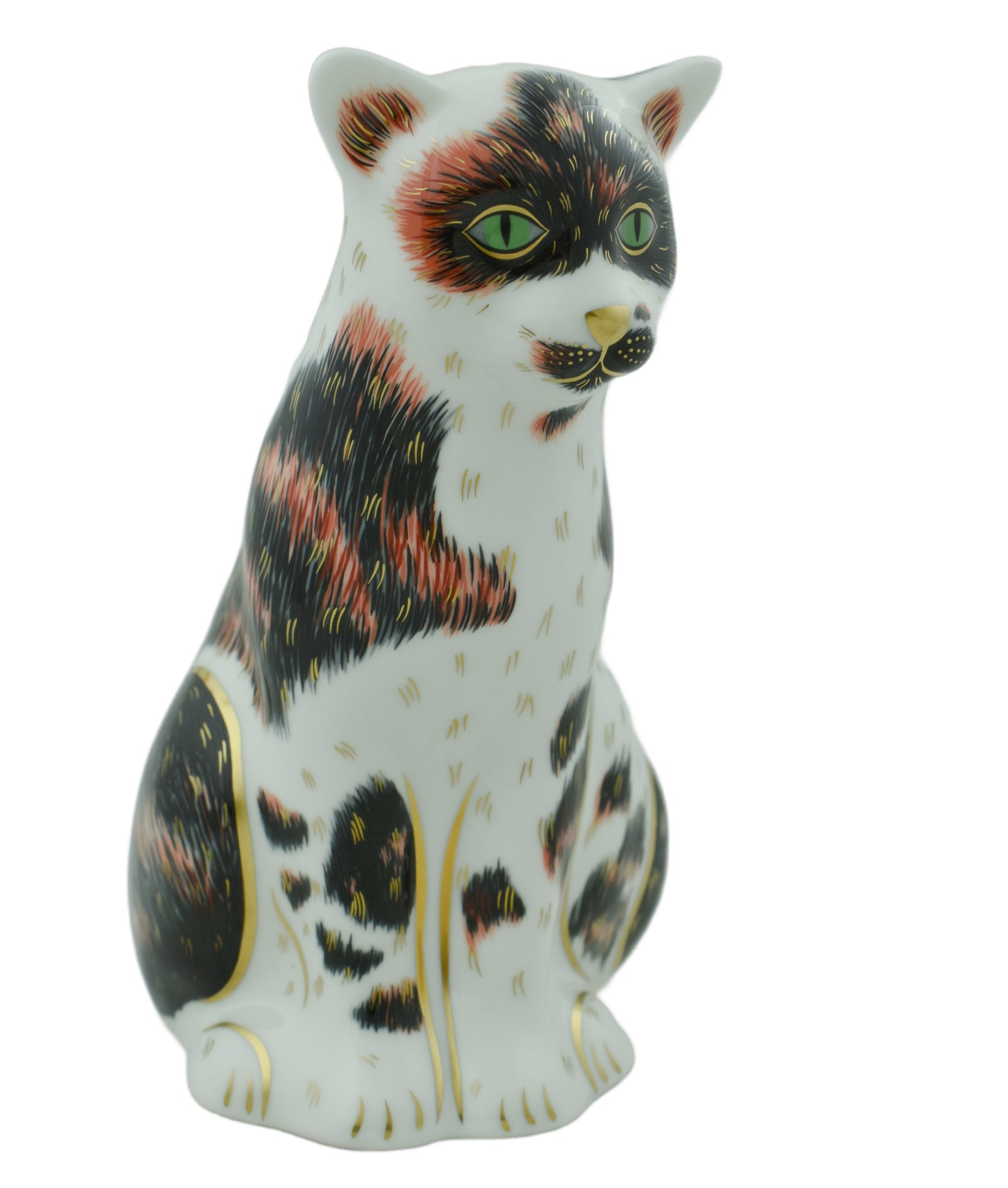 Royal Crown Derby Tortoiseshell Mother Cat-Paperweights-Goviers