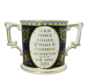 Royal Crown Derby W & C Royal Wedding Loving Cup-Commemoratives-Goviers