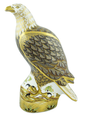 Royal Crown Derby White Tailed Sea Eagle-Paperweights-Goviers