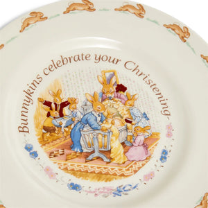 Royal Doulton Bunnykins Christening Plate & Mug 2-Piece Set-Goviers