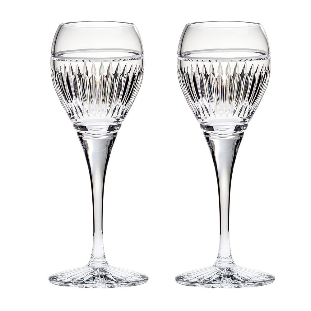 Royal Scot Crystal Art Deco Sherry Glass Set of 2-Home & Garden > Kitchen & Dining > Tableware > Drinkware-Goviers