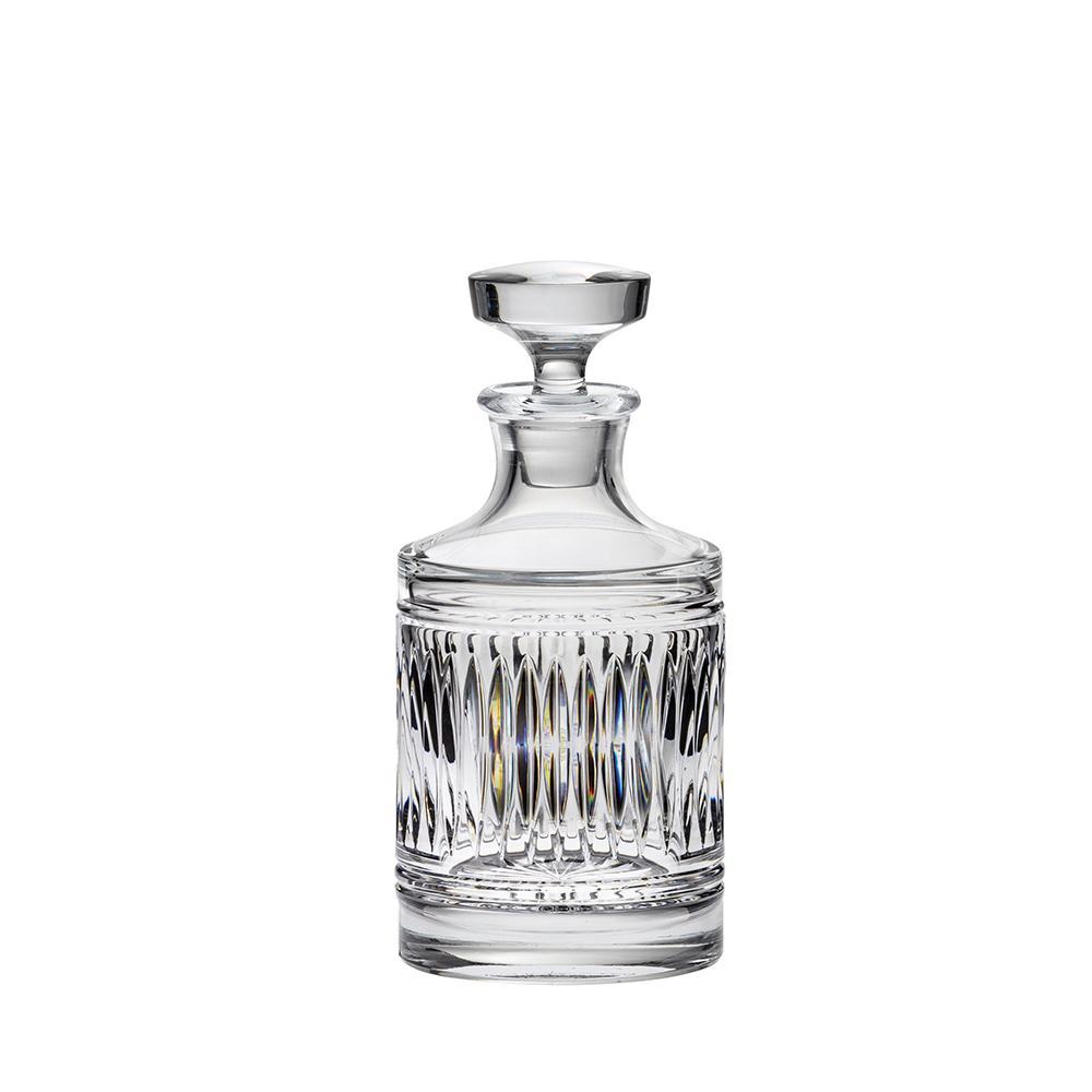 Royal Scot Crystal Art Deco Single Malt Round Spirit Decanter-Home & Garden > Kitchen & Dining > Tableware > Drinkware-Goviers