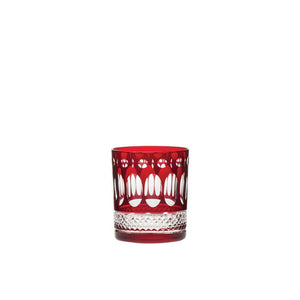 Royal Scot Crystal Belgravia Ruby Red Large Crystal Tumblers Set of 2-Goviers