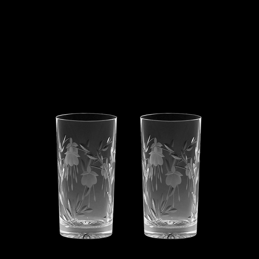 Royal Scot Crystal Catherine Tall Tumbler Set of 2-Home & Garden > Kitchen & Dining > Tableware > Drinkware-Goviers