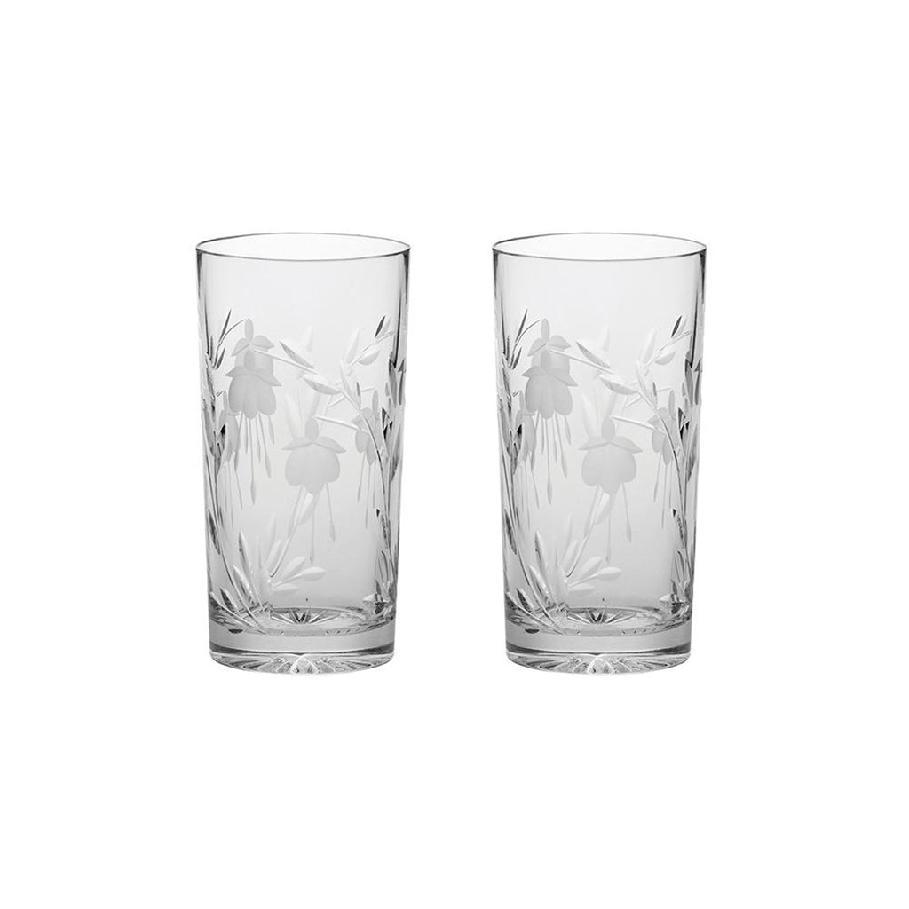 Royal Scot Crystal Catherine Tall Tumbler Set of 2-Home & Garden > Kitchen & Dining > Tableware > Drinkware-Goviers