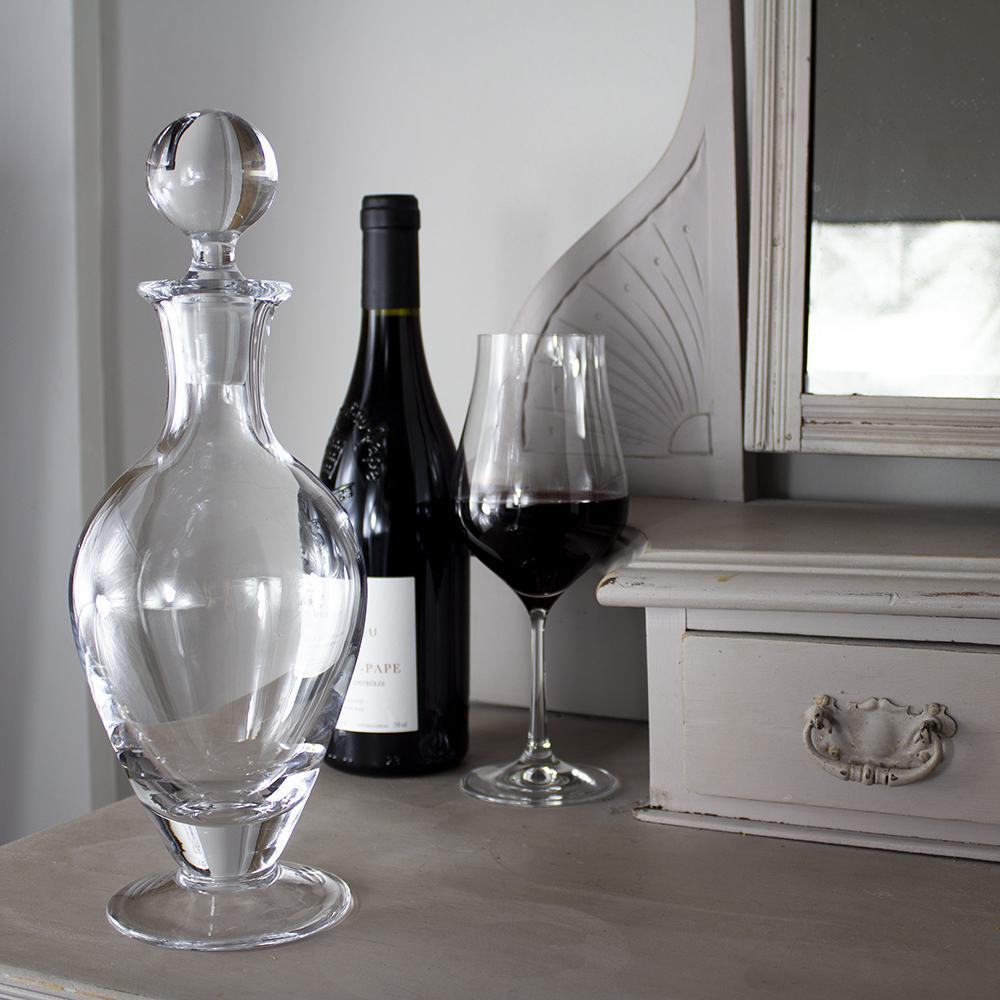 Royal Scot Crystal Classic Footed Wine Decanter-Home & Garden > Kitchen & Dining > Tableware > Drinkware-Goviers