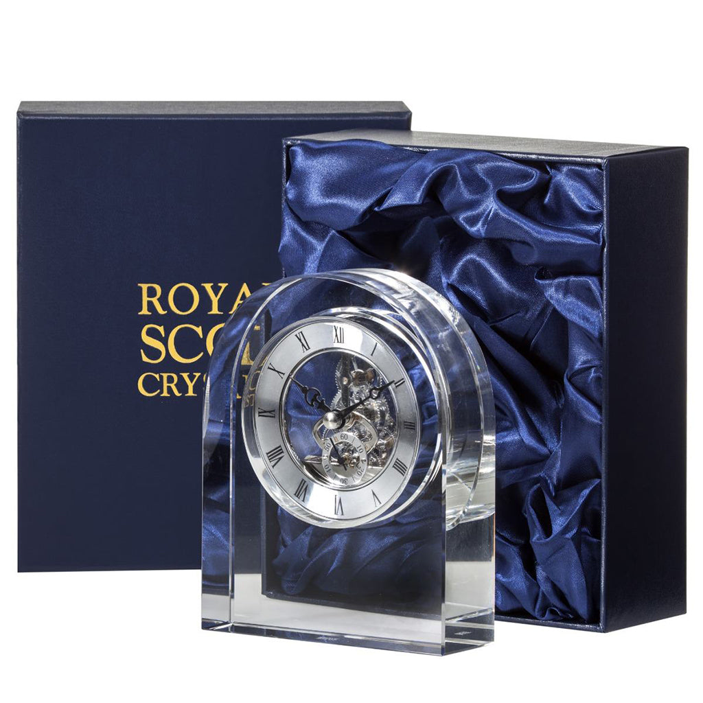 Royal Scot Crystal Contemporary Clock-Crystal-Goviers