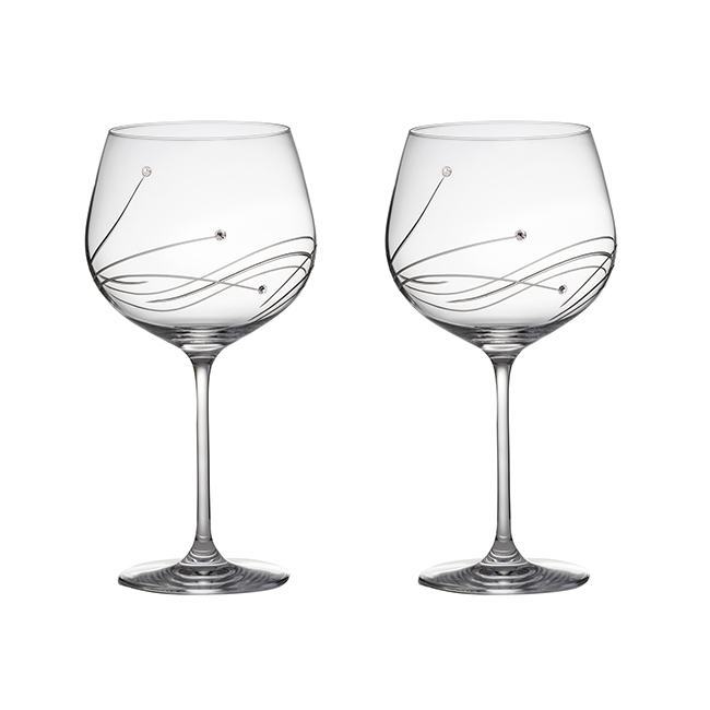 Royal Scot Crystal Diamante Gin & Tonic Copa Glass Set of 2-Home & Garden > Kitchen & Dining > Tableware > Drinkware-Goviers
