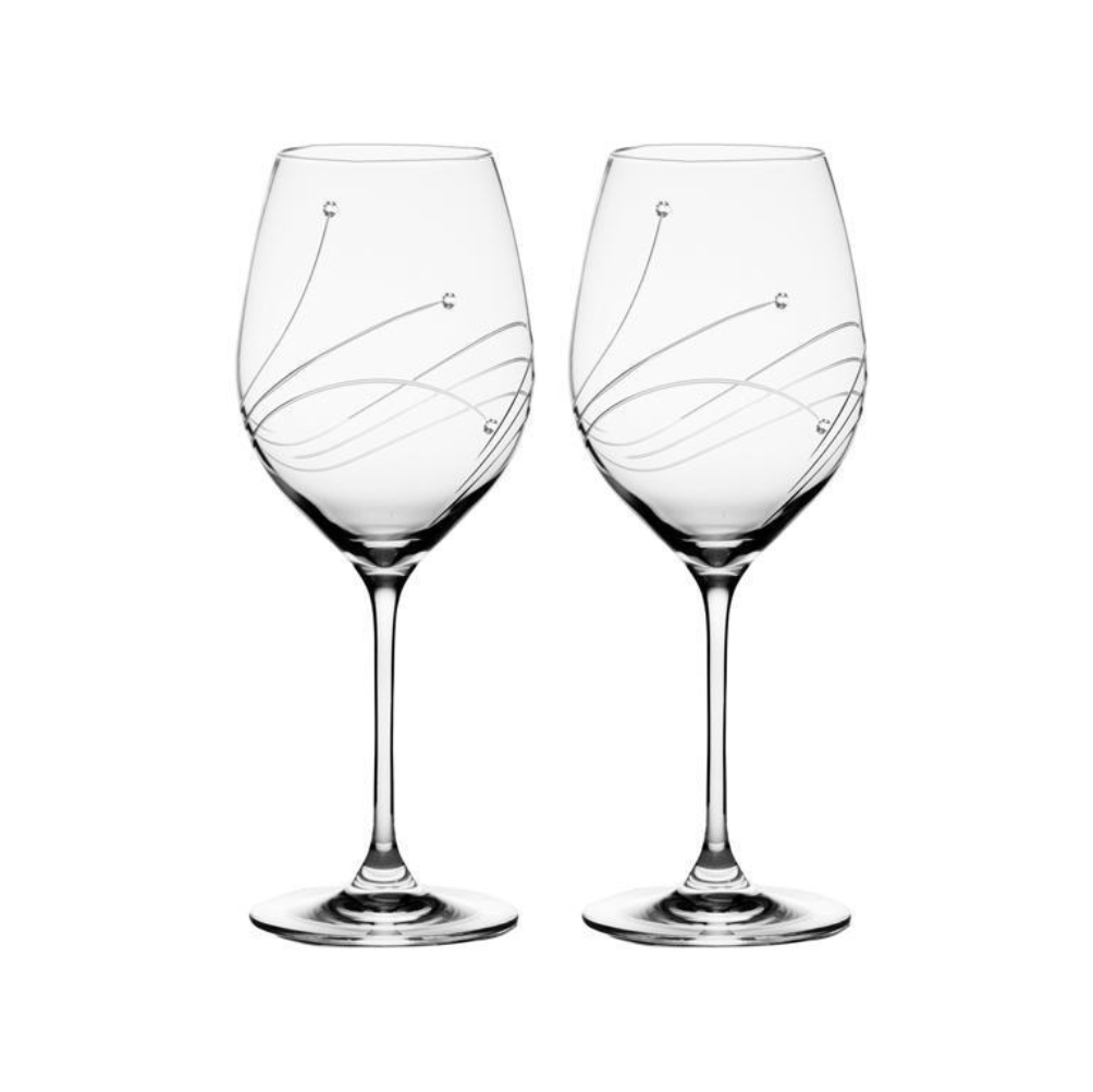 Royal Scot Crystal Diamante Goblet Set of 2-Home & Garden > Kitchen & Dining > Tableware > Drinkware-Goviers